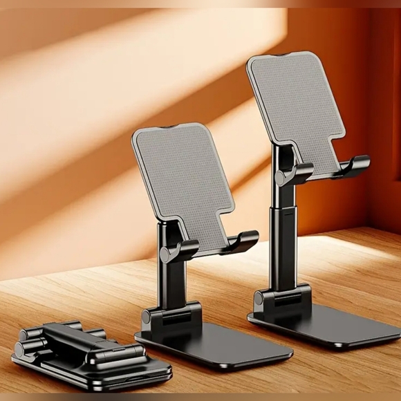 - Foldable Mobile Phone & Tablet Stand Holder - Angle Height Adjustable - … - Picture 2 of 8